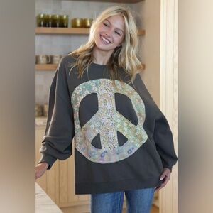 Natural Life Peace Pullover NWT SOLD